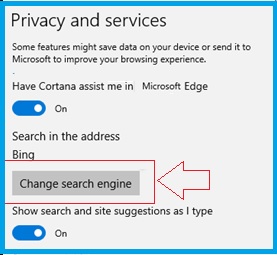 How to replace as the default browser microsoft edge