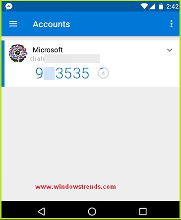 Microsoft Authenticator account login