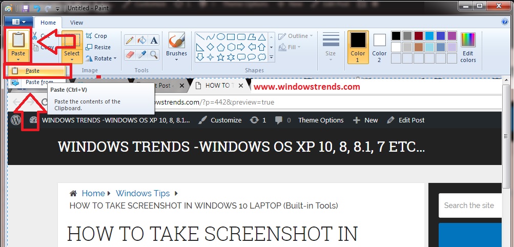 windows 10 screen capture print screen shortcut key