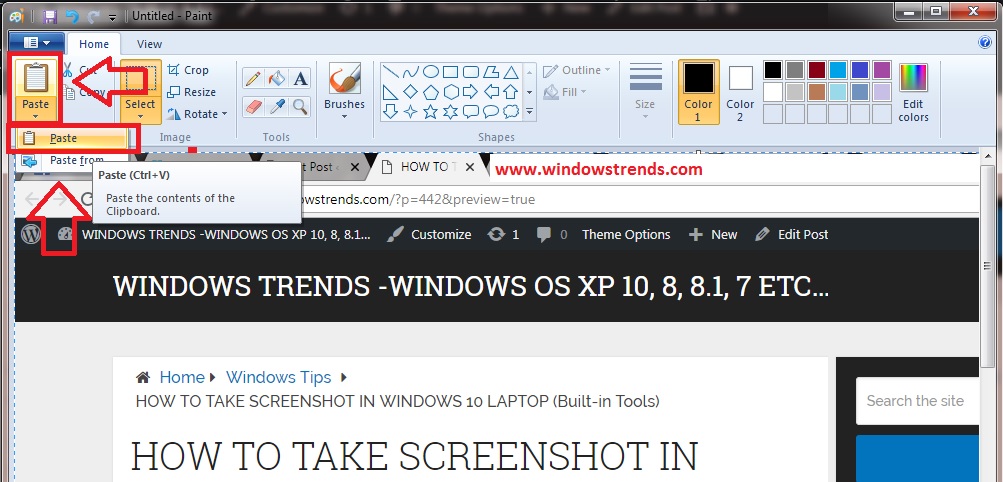 Print Screen Shortcut Windows 10